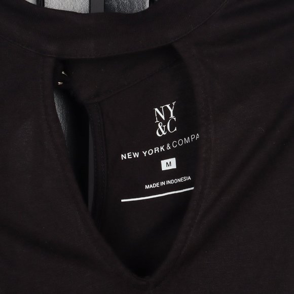 NY & Company Women's Black Tunic Top M - Picture 5 of 5